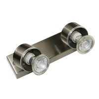 VBLED LED Wand- und Deckenleuchte mit 2 Spots inkl. 5,5W LED