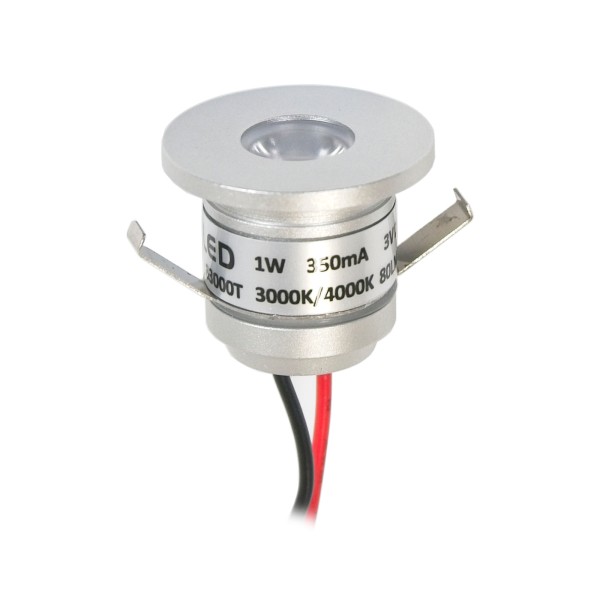 1W Mini Einbaustrahler Mini Spot &quot;ALDYNE&quot; Tunable white 3000K/4000K