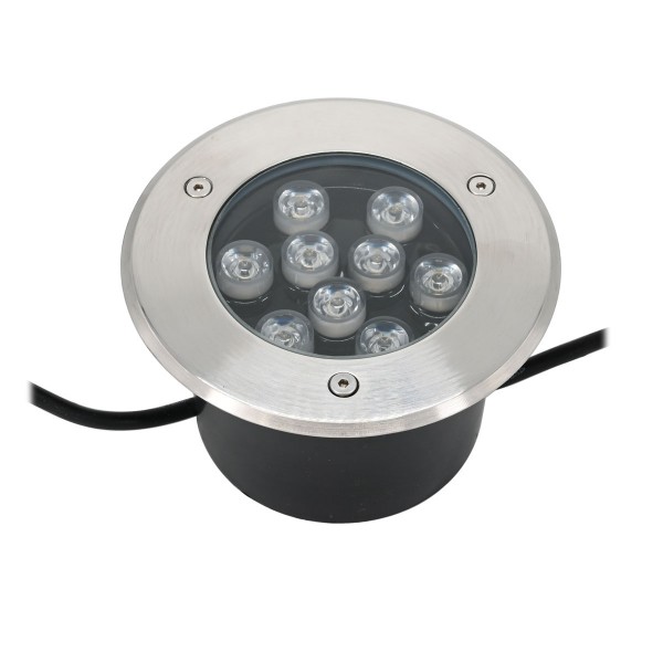 LED Bodeneinbaustrahler 9X1W - 230V AC - 720 Lumen