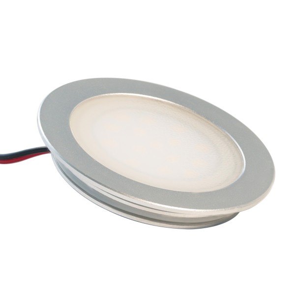 LED Einbauleuchte slim 3000K - 0,9W - ultraflach 12V DC