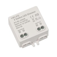 "EZDIM" 3 Stufen (10%-50%-100%) LED Dimmer 12V-24V DC 3A Max für dimmbare LED-Leuchte "EZDIM" 3 Stufen (10%-50%-100%) LED Dimmer 12V-24V DC 3A Max für dimmbare LED-Leuchte