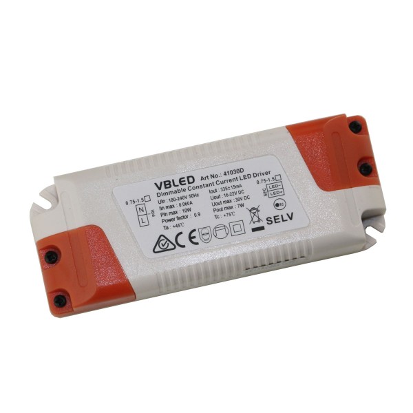 LED Netzteil Konstantstrom 16-22VDC / 320 mA / 7W LED Netzteil Konstantstrom 16-22VDC / 320 mA / 7W