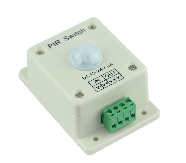 Bewegungsmelder für LED Produkte auf 12-24V DC / 8A