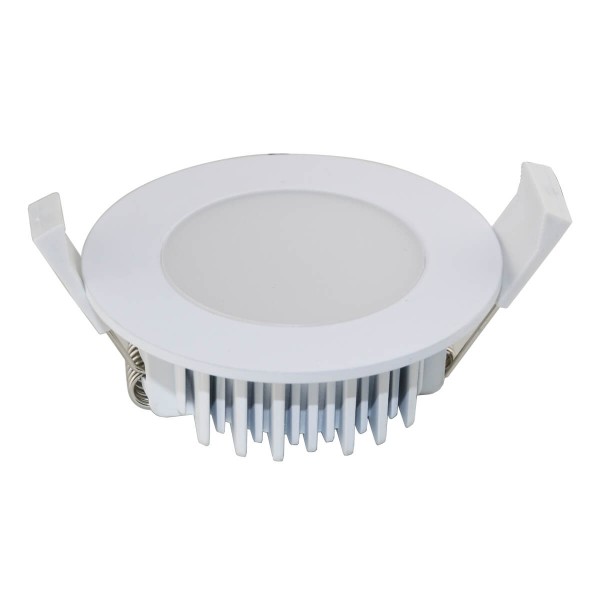 LED Einbaustrahler Einbauleuchte rund, weiß, warmweiß, 10W 3000K dimmbar