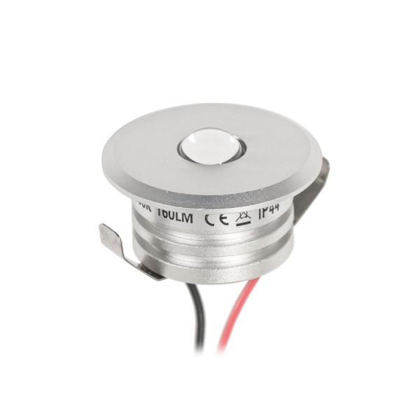 3W Mini LED Einbauspot &quot;ALDYNE&quot; warmes Weiß 12V DC IP44 Wasserdicht