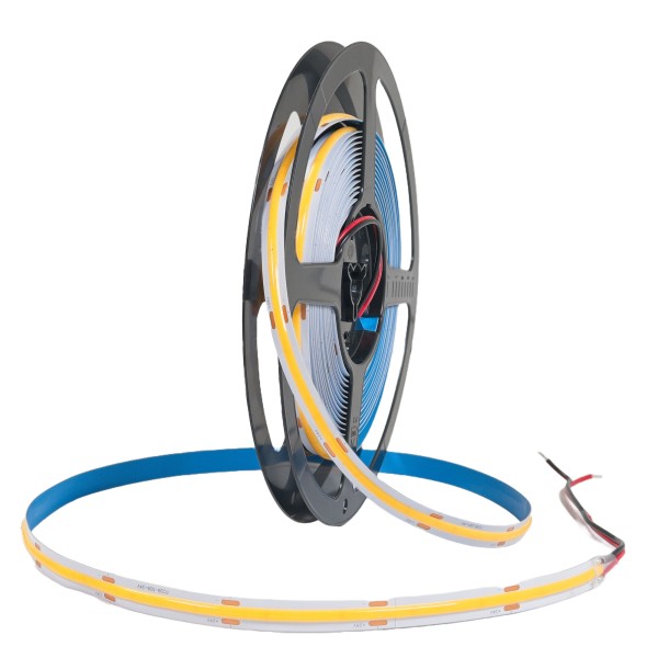 24VDC COB LED Streifen, Warmweiß, 3000 K, 5m LED Streifen 7000 lm, IP20, nicht wasserdicht