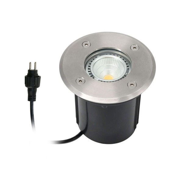 LED Bodeneinbauleuchte &quot;MUTARE&quot; mit 5W Leuchtmittel 12VAC 400Lumen 3000K mit EZDIM