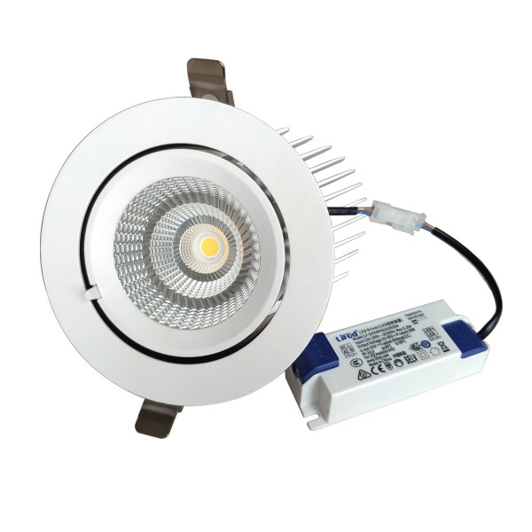 LED Shopstrahler Schienenstrahler - schwenkbar 40W 4000K