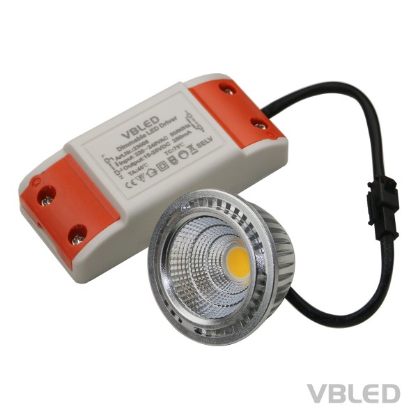 LED Modul 5W ultra flach dimmbar mit netzteil 3000K