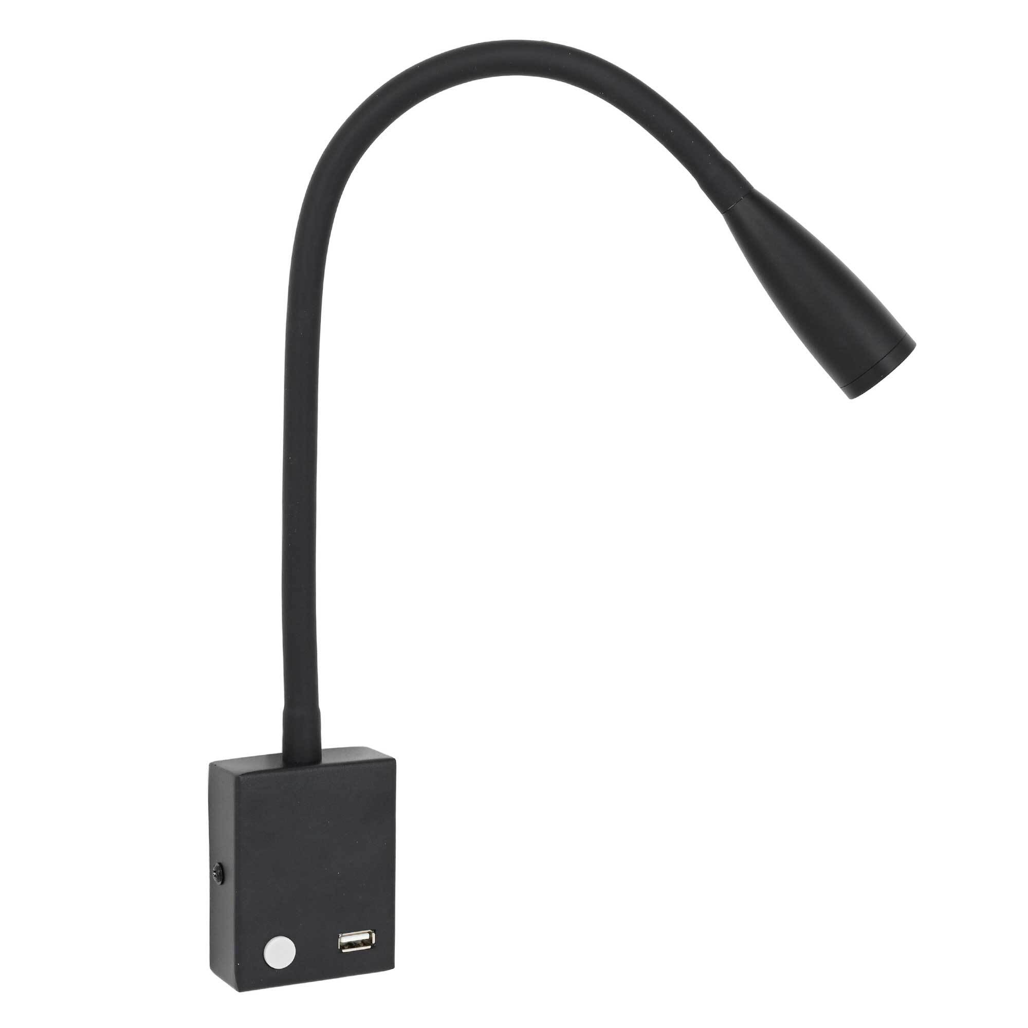 VBLED mit 3W | USB-Ladeanschluss LED-Wandleuchte