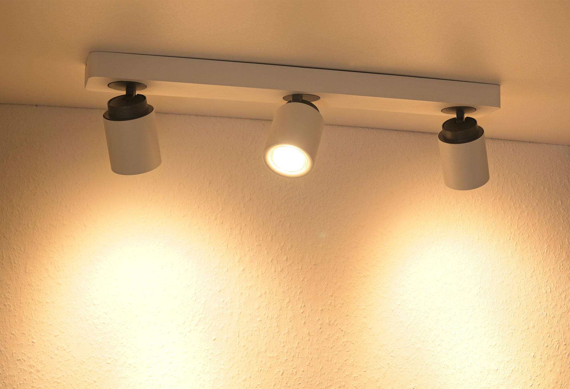 LED Deckenleuchte Deckenlampe, 3-flammig Dreh- und schwenkbar 5W GU10 230V  | VBLED