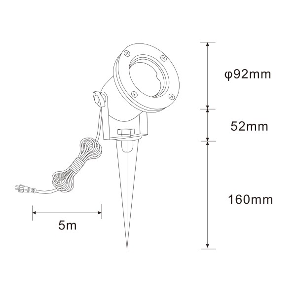 3er Set LEDGartenstrahler Gartenteich Licht 12V, aus Edelstahl IP68