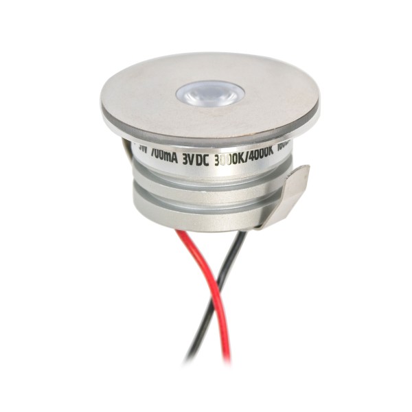 3W Mini Einbaustrahler Mini Spot - &quot;Luxonix&quot; Tunable white 3000K/4000K leuchtet vorne &amp; seitlich