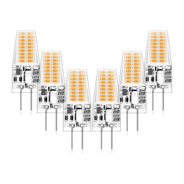 6er Set G4 LED Leuchtmittel 3W 3000K 300LM