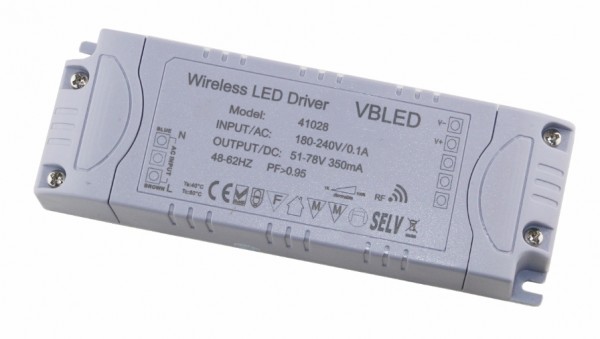 LED Funk Netzteil 51-78V DC - 27W - 350mA - Dimmbar (für 18-27 Mini Spots geeignet)