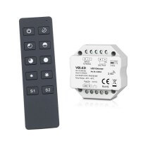 VBLED "INATUS" SET - Dimmer 12-48V DC incl 1-Kanal Fernbedienung VBLED "INATUS" SET - Dimmer 12-48V DC incl 1-Kanal Fernbedienung