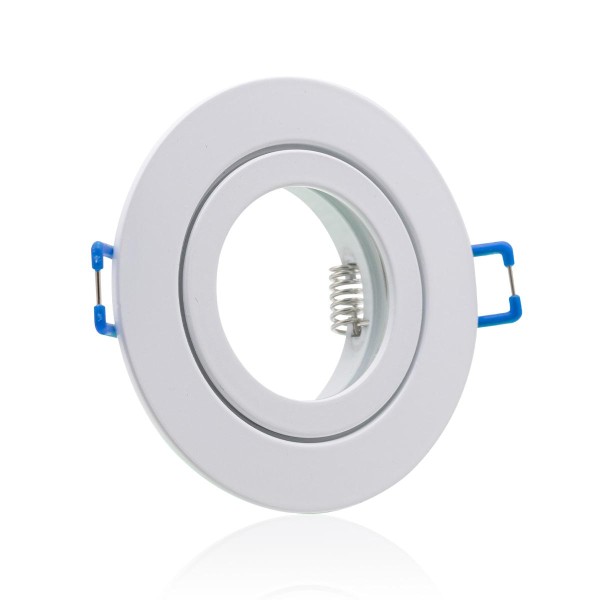 Einbaustrahler Rahmen Rund Weiß – Starr IP44 für Badezimmer &amp; Feuchtraum