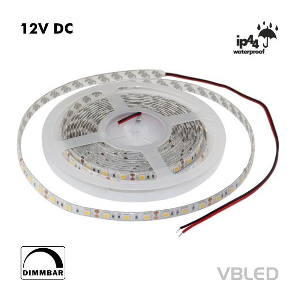 LED Streifen warmweiß 5m 12VDC IP44 3000K