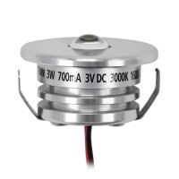 3W Mini Einbaustrahler Mini Spot "Pialux"- IP65 - 3000K 3V 700mA 3W Mini Einbaustrahler Mini Spot "Pialux"- IP65 - 3000K 3V 700mA