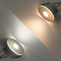 Vorschau: 3W Mini Einbaustrahler Mini Spot - "Luxonix" Tunable white 3000K/4000K leuchtet vorne & seitlich Vorschau: 3W Mini Einbaustrahler Mini Spot - "Luxonix" Tunable white 3000K/4000K leuchtet vorne & seitlich