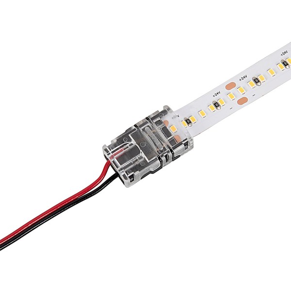 professionelle SMD LED Streifen Verbinder - 10mm 2 PIN ohne Löten