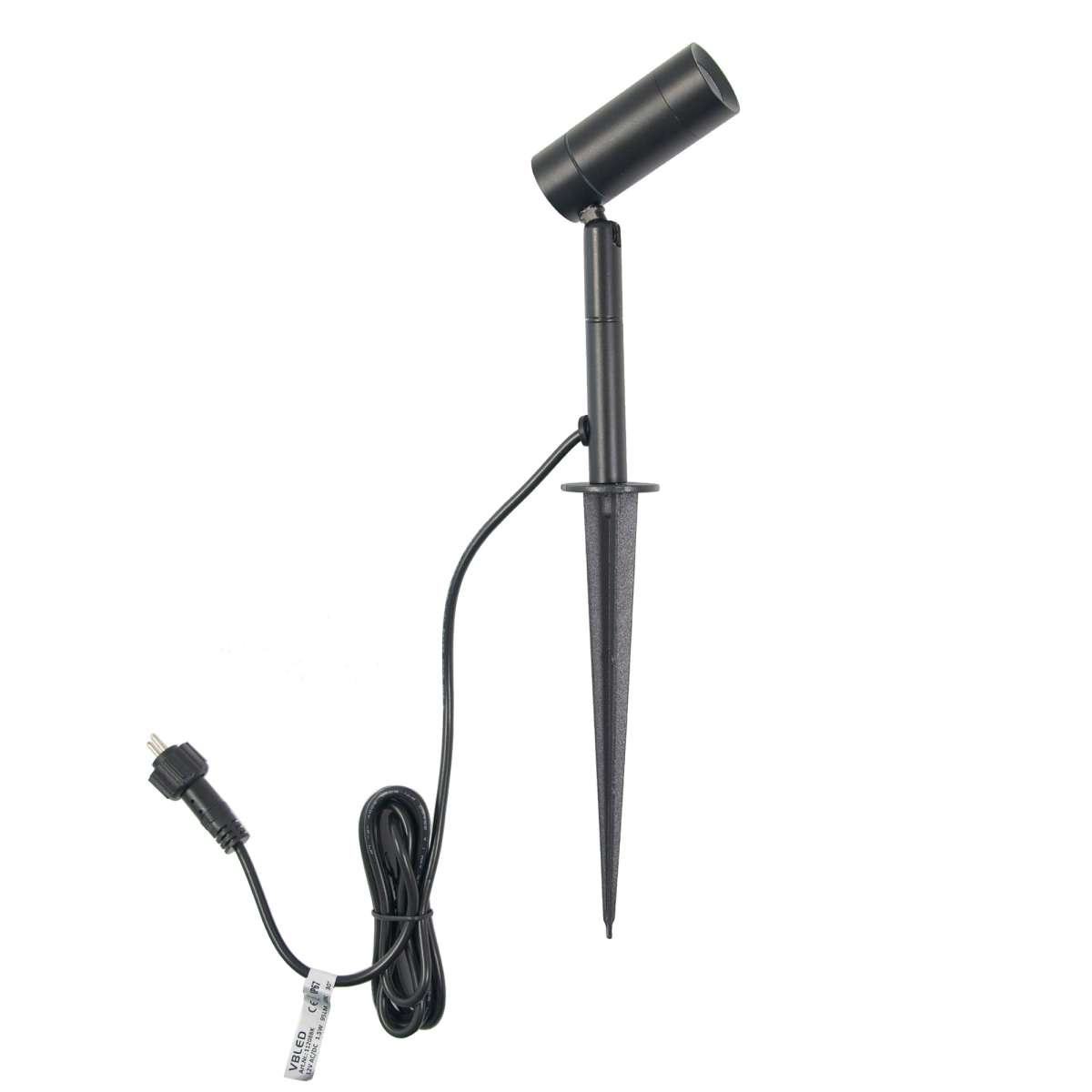3 Stück LED Gartenstrahler FLIN – Je 11,5 W, 837 Lumen, Warmweiß, IP66, Mit Schuko-Stecker