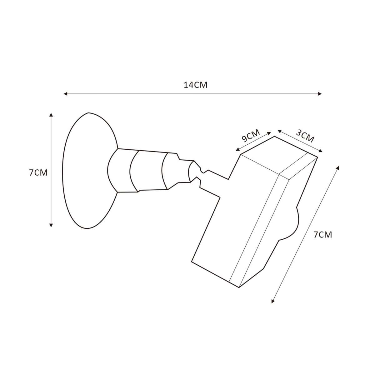 Bewegungsmelder Dämmerungssensor Aussen IP65 230VAC