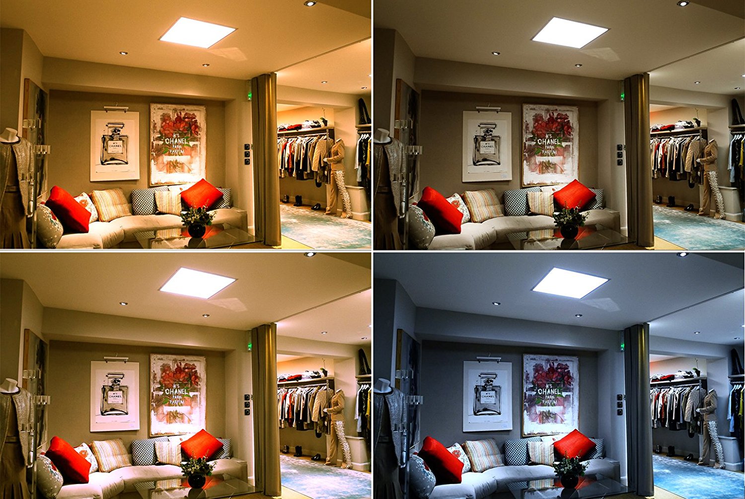 LED Panel 45W Tunable White - 620x620x11 mm - Dimmbar / Neutralweiß | eBay