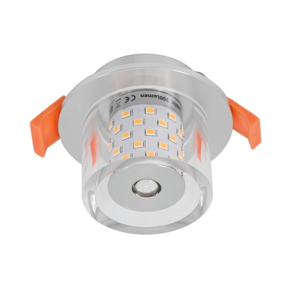 LED Einbauleuchte mit G4 Leuchtmittel 12V 4W 3000K 300Lumen