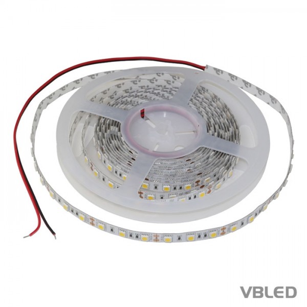 LED-Streifen 5m Kaltweiß 6000K 12VDC IP20