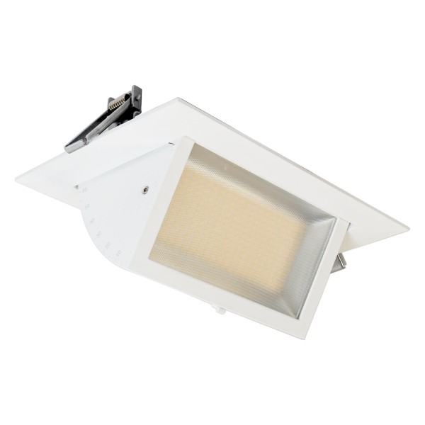 30W LED Laden-Einbaustrahler Schwenkbar - 4585lm - 4000K Neutralweiß - 100°