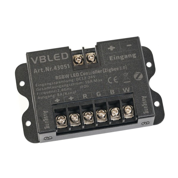 Zigbee RGBW LED Controller 4 Kanal 12-24VDC Multifunktion LED Strip Panel Steuerung