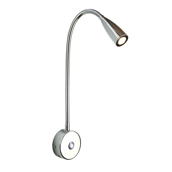 Premium LED Wand-, Bett und Leselampe mit Schwanenhals und USB Anschluss