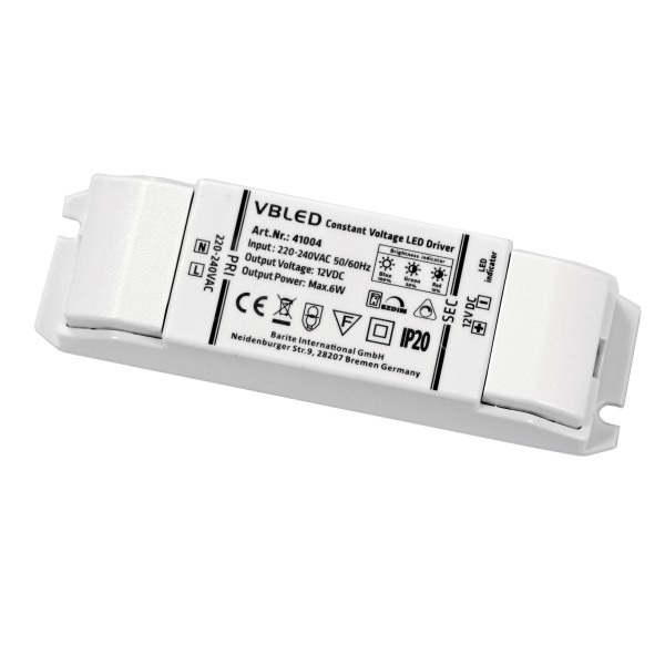 elektronischer LED-Trafo 1-80W 230V~ auf 12V= Konstantspannung