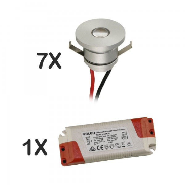 Ausrichtbarer Mini Led Lichpunkt 1W mit Basis für Krippe